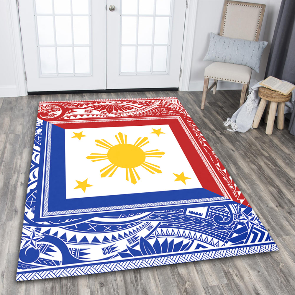 Philippines Area Rug Polynesian Star Coat Of Arms