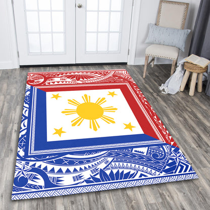 Philippines Area Rug Polynesian Star Coat Of Arms