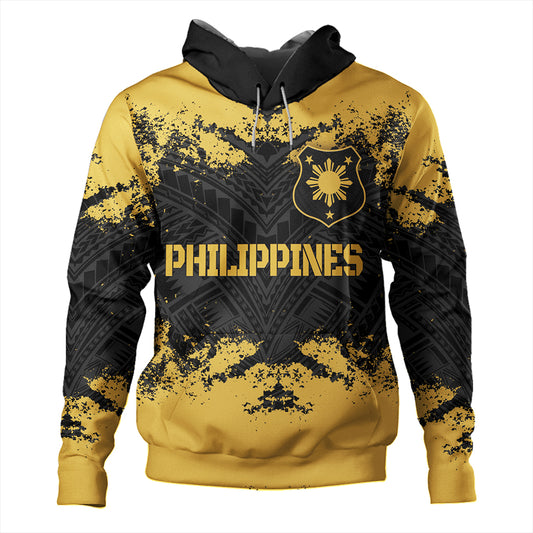 Philippines Filipinos Hoodie Custrom Grunge Texture Tribal Pattern