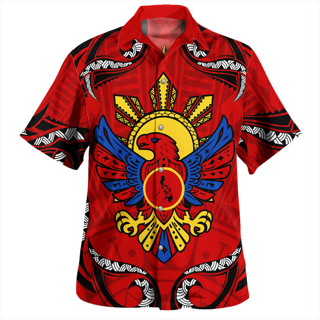 Philippines Filipinos Hawaiian Shirt Eagle Modern Decorative Art