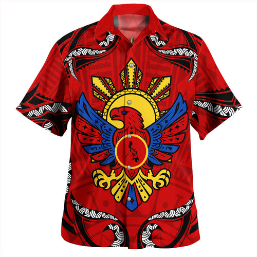 Philippines Filipinos Hawaiian Shirt Eagle Modern Decorative Art