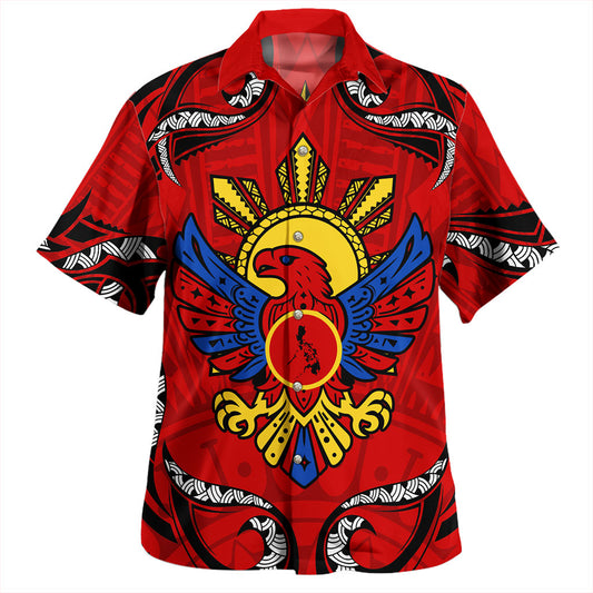 Philippines Filipinos Hawaiian Shirt Eagle Modern Decorative Art