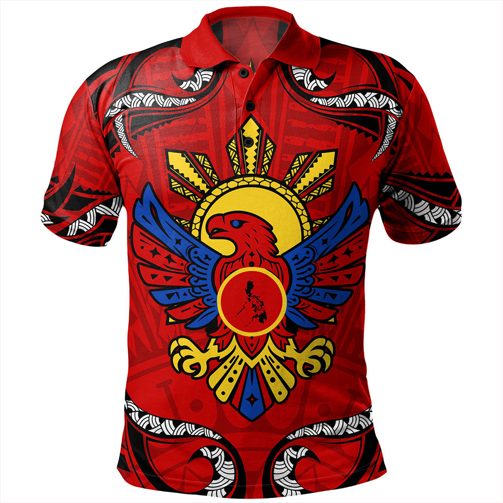 Philippines Filipinos Polo Shirt Eagle Modern Decorative Art