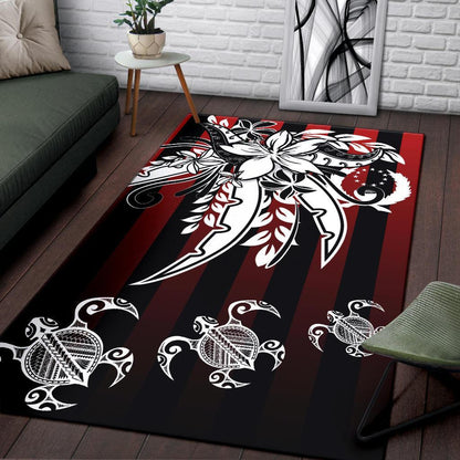 Pohnpei Area Rug - Vertical Stripes Style