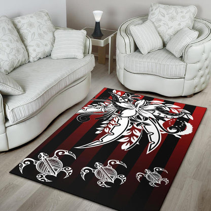 Pohnpei Area Rug - Vertical Stripes Style
