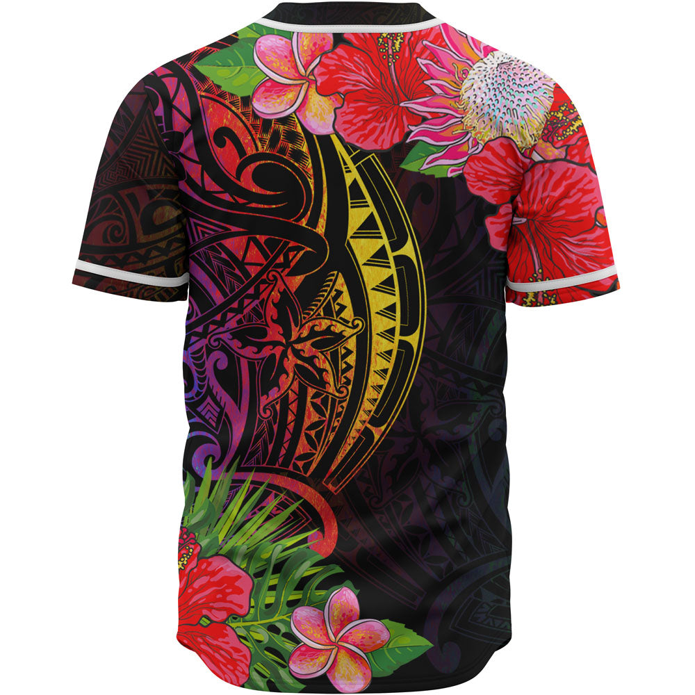 Pohnpei Baseball Shirt - Tropical Hippie Style