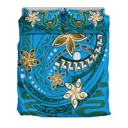 Pohnpei Bedding Set - Spring Style Blue Color