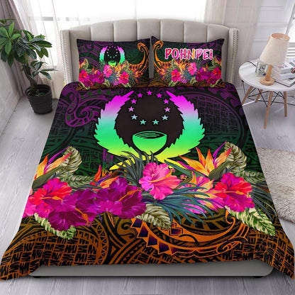 Pohnpei Bedding Set - Summer Hibiscus