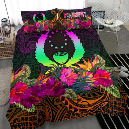 Pohnpei Bedding Set - Summer Hibiscus