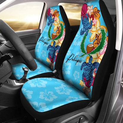 Pohnpei Car Seat Cover - Tropical Style