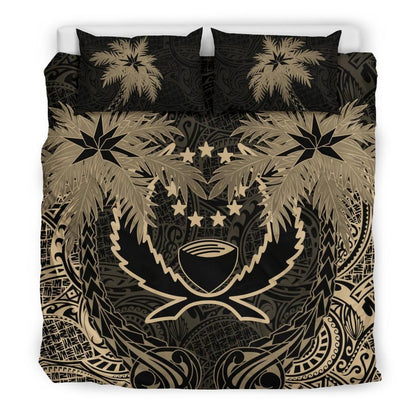 Pohnpei Duvet Cover Set - Pohnpei Flag Coconut (Duvet Cover)