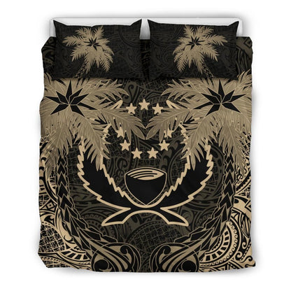 Pohnpei Duvet Cover Set - Pohnpei Flag Coconut (Duvet Cover)
