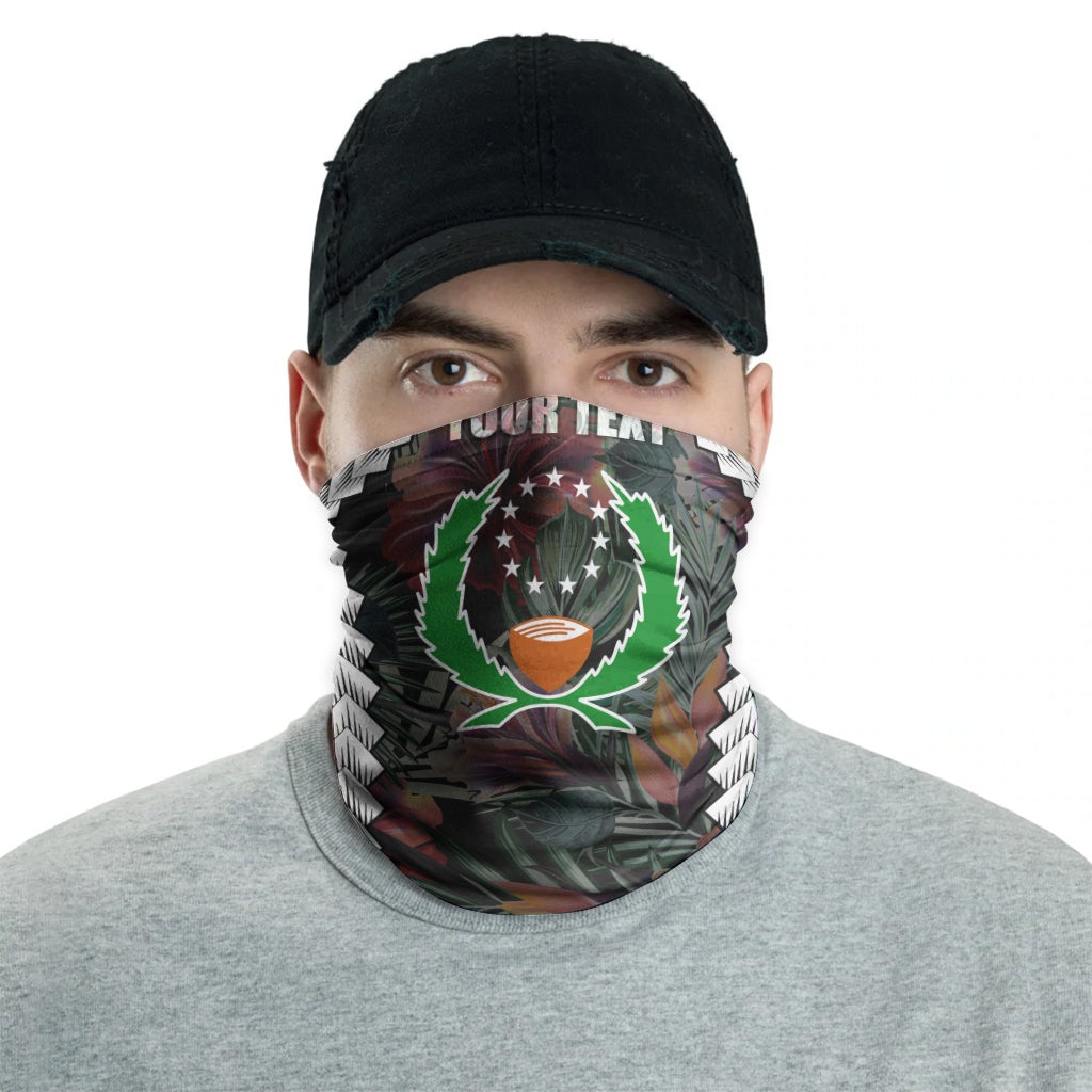 Pohnpei Custom Personalised Neck Gaiter - Polynesian Chain