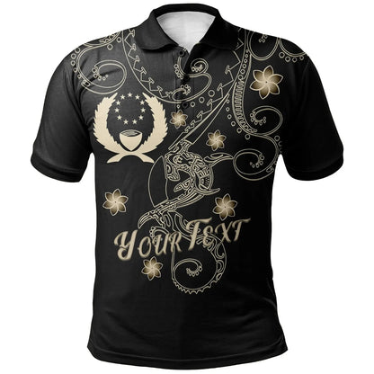 Pohnpei Custom Personalised Polo Shirt - Pohnpei Sea Life