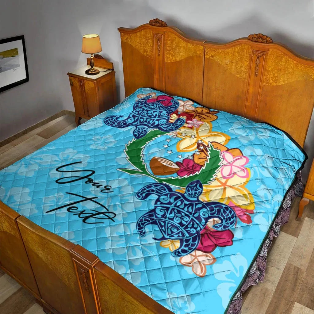 Pohnpei Custom Personalised Premium Quilt - Tropical Style