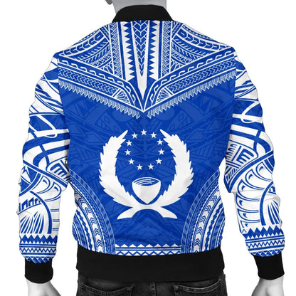 Pohnpei Flag Polynesian Chief Bomber Jacket