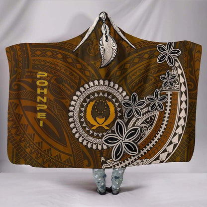 Pohnpei Hooded Blanket - Polynesian Boar Tusk