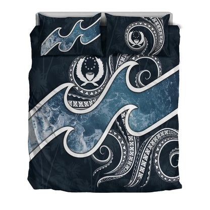Pohnpei Islands Polynesian Bedding Set - Ocean Style
