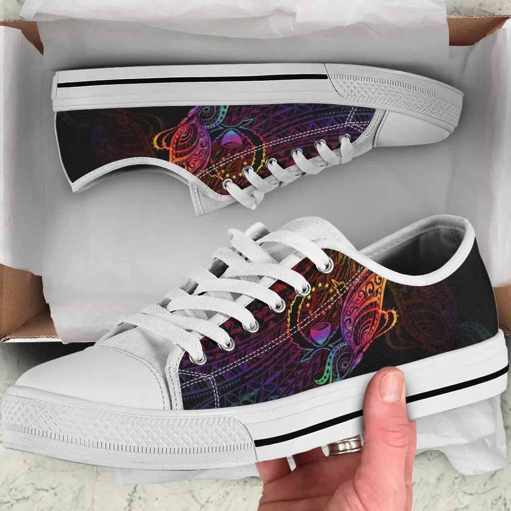 Pohnpei Low Top Shoes - Butterfly Polynesian Style