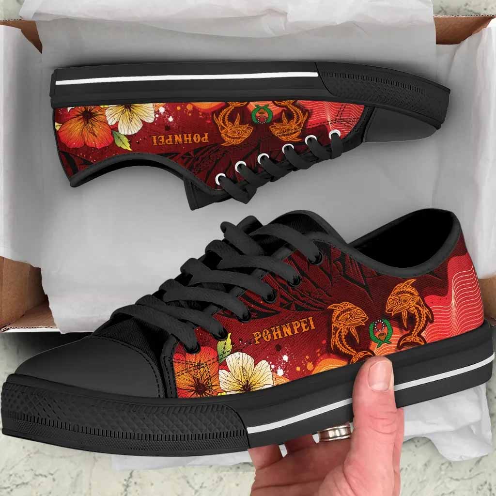 Pohnpei Low Top Shoes - Tribal Tuna Fish