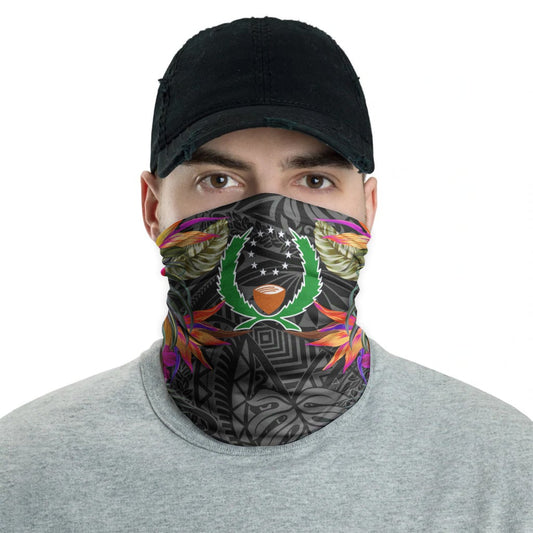Pohnpei Neck Gaiter - Hibiscus Polynesian Pattern