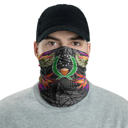 Pohnpei Neck Gaiter - Hibiscus Polynesian Pattern