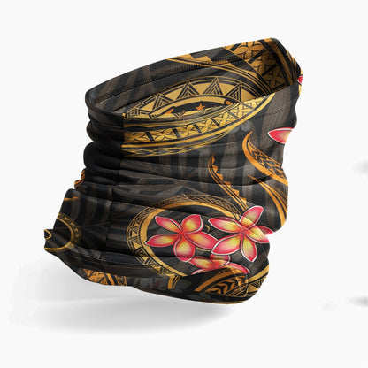 Pohnpei Neck Gaiter - Plumeria Gold