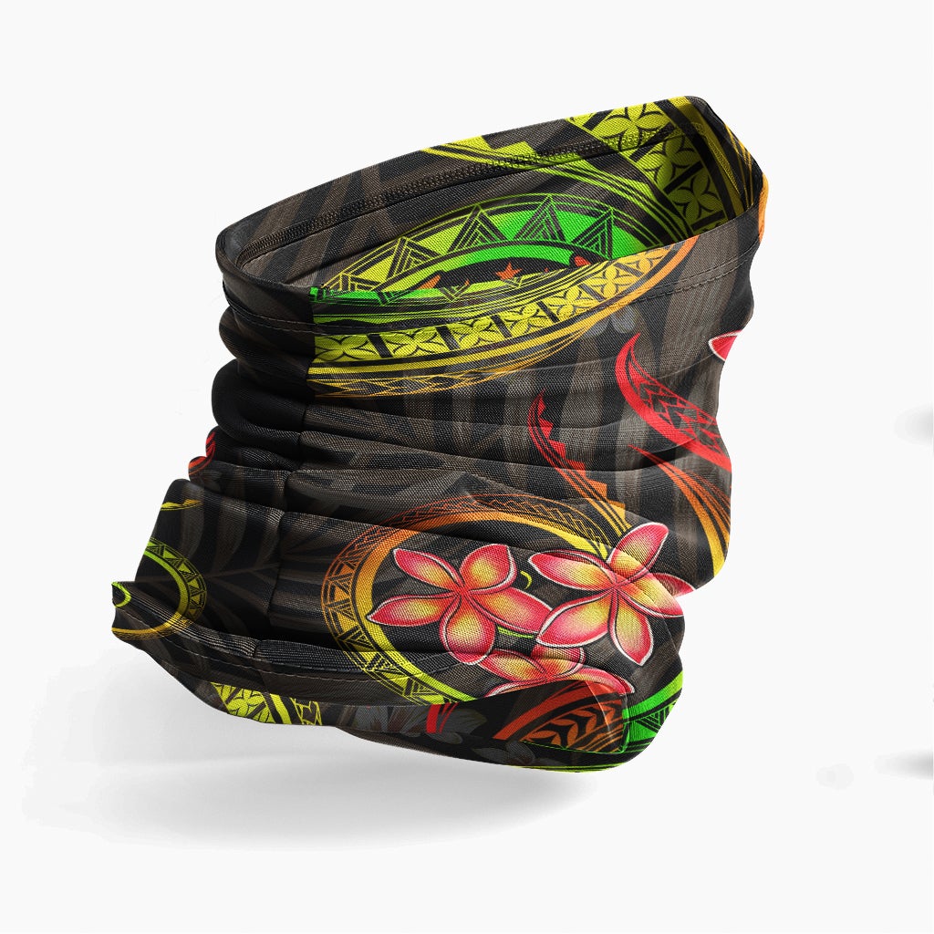 Pohnpei Neck Gaiter - Plumeria Reggae