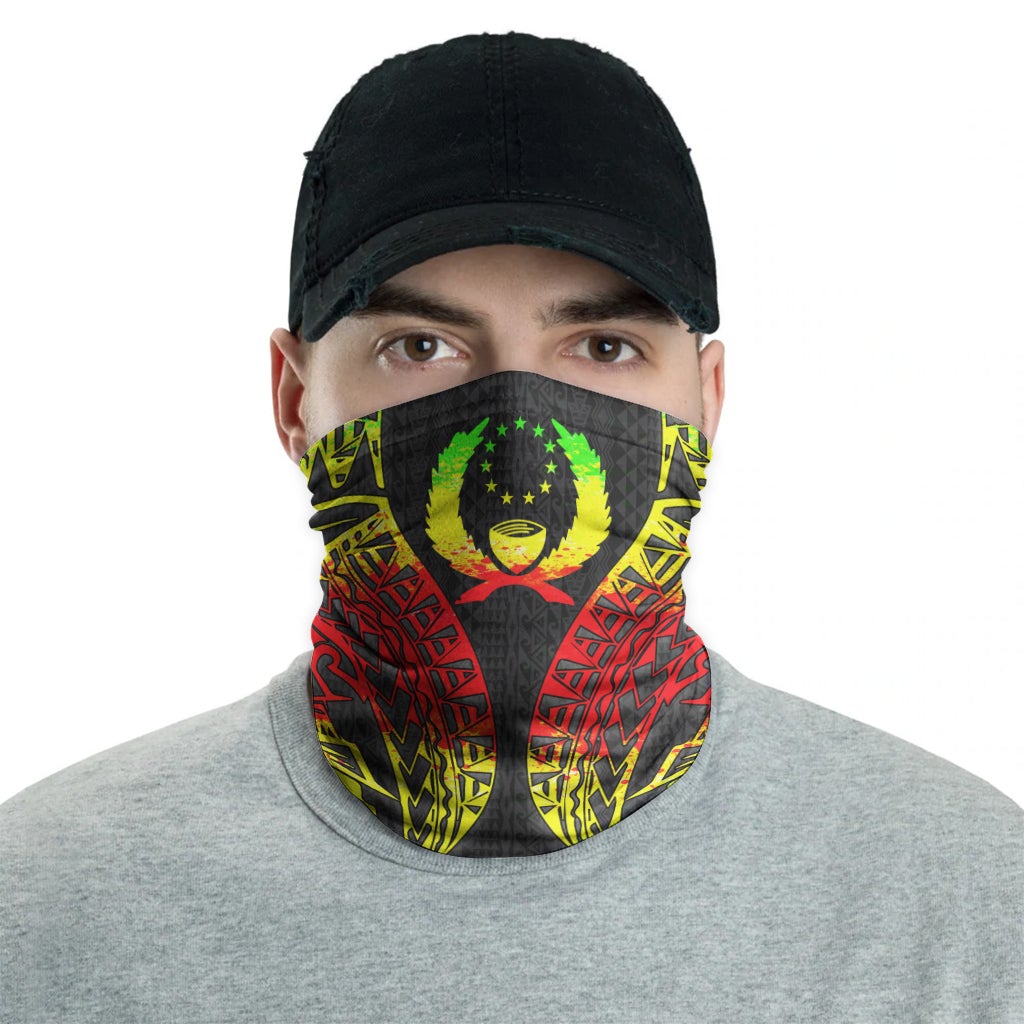 Pohnpei Neck Gaiter - Polynesian Pattern Reggae
