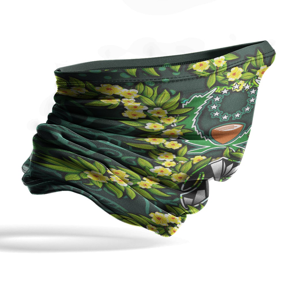 Pohnpei Neck Gaiter - Ti Leaf Lei Turtle