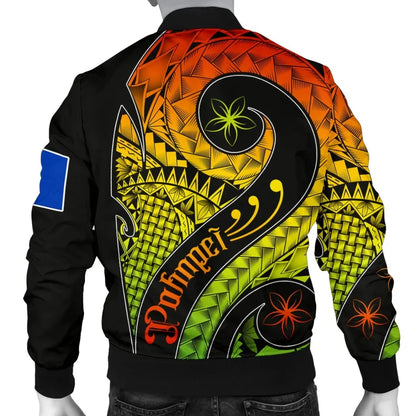 Pohnpei Personalised Bomber Jacket - Polynesian Decorative Patterns