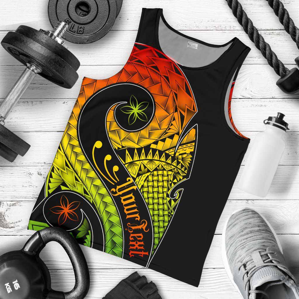 Pohnpei Personalised Men Tank Top - Polynesian Decorative Patterns