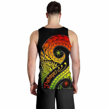 Pohnpei Personalised Men Tank Top - Polynesian Decorative Patterns