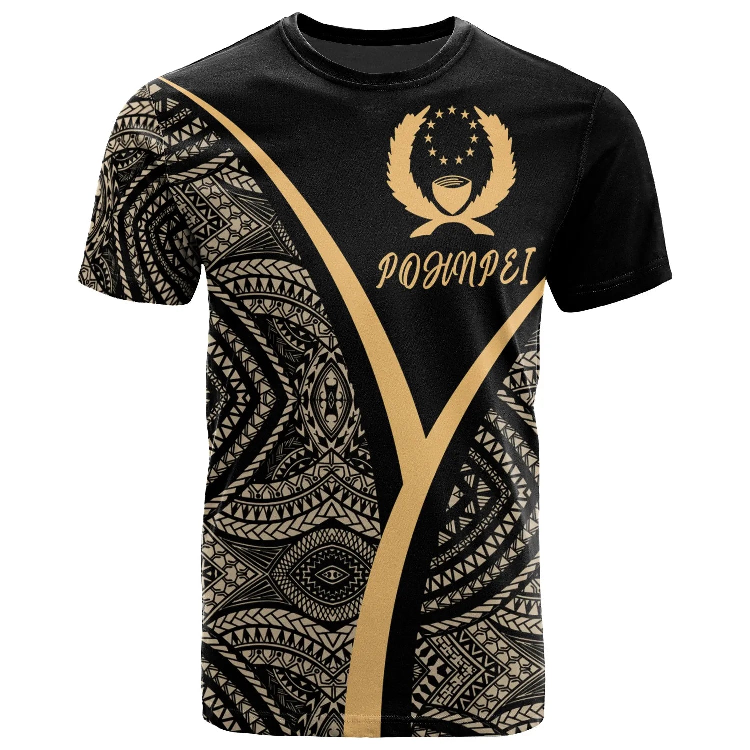 Pohnpei Micronesia T-Shirt - The Pride Of Pohnpei Gold