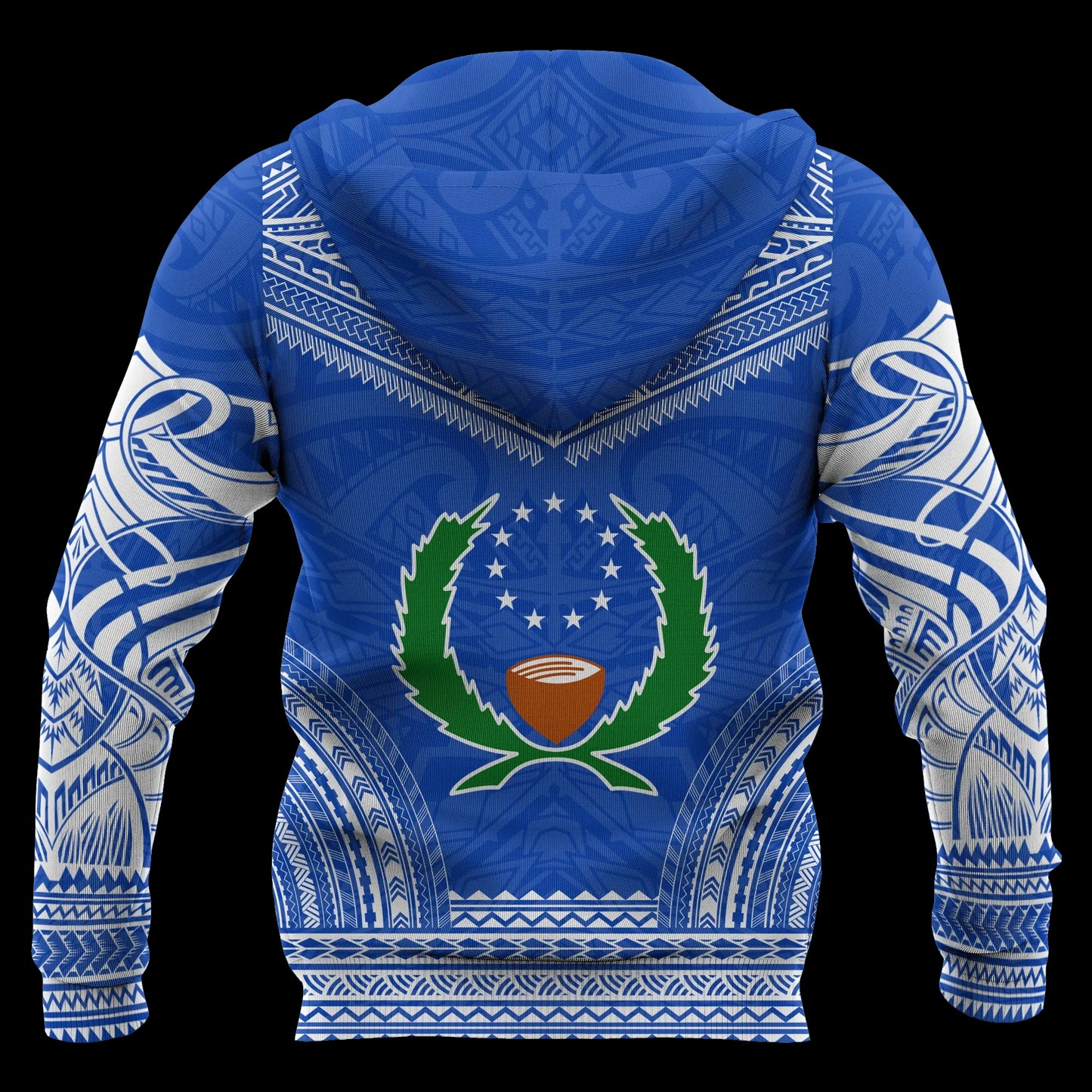 Pohnpei Polynesian Chief Hoodie