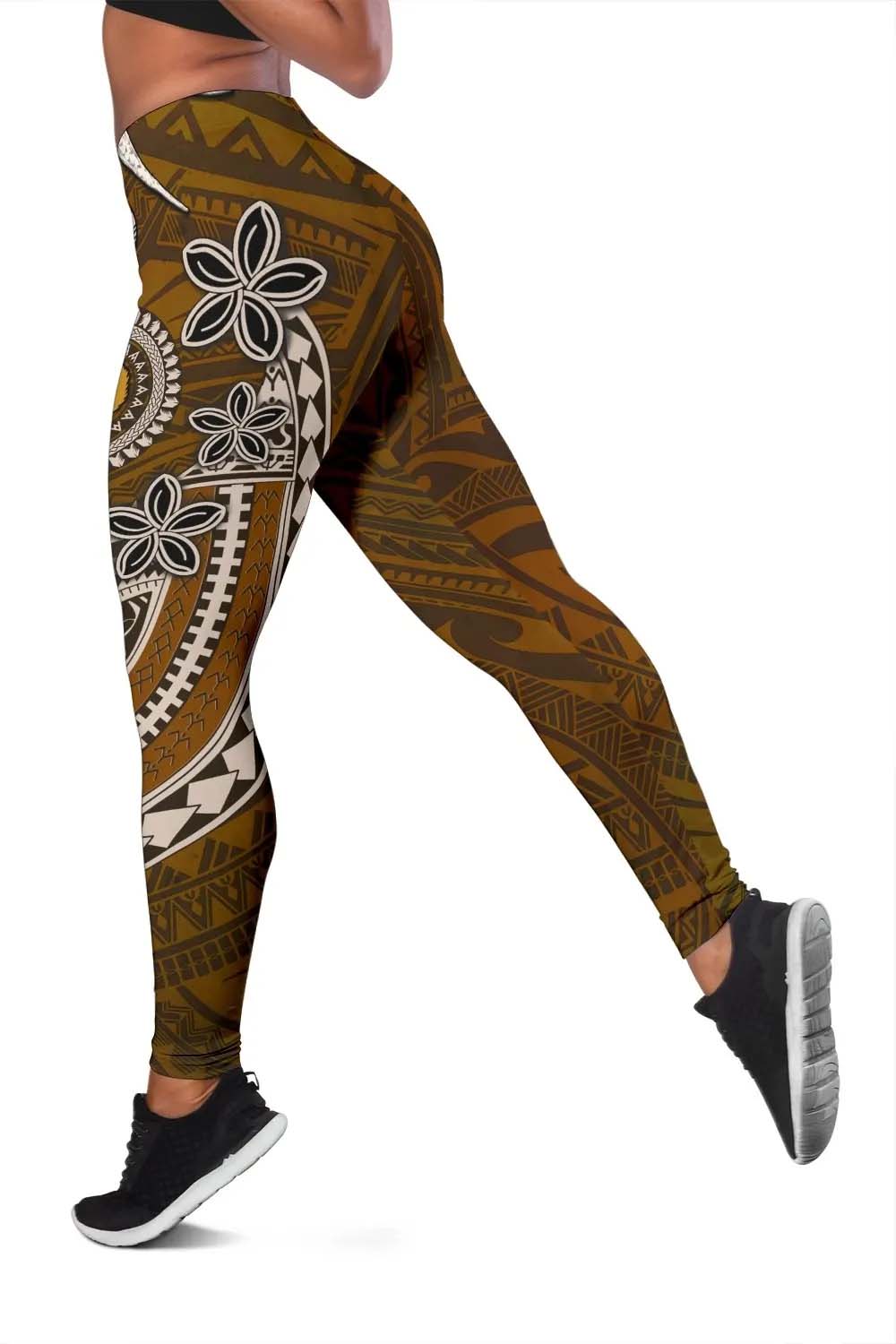 Pohnpei Polynesian Legging - Polynesian Boar Tusk