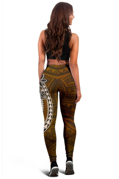 Pohnpei Polynesian Legging - Polynesian Boar Tusk
