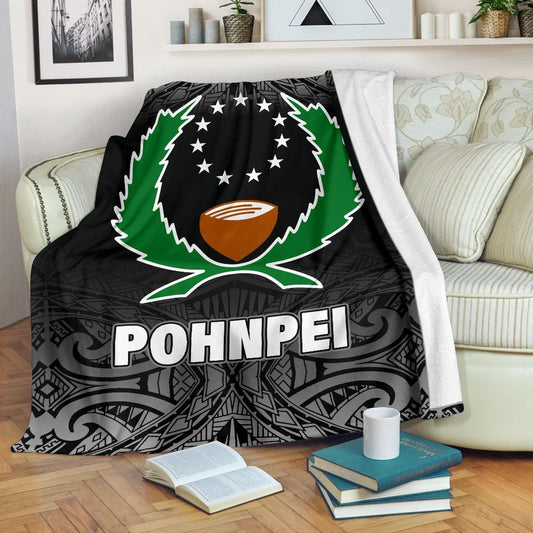 Pohnpei Premium Blanket - Fog Style
