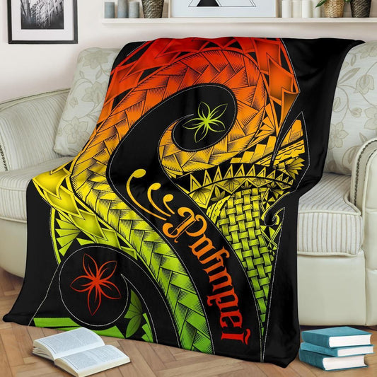 Pohnpei Premium Blanket - Polynesian Decorative Patterns