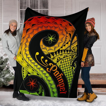 Pohnpei Premium Blanket - Polynesian Decorative Patterns