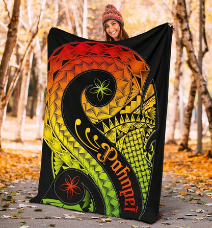 Pohnpei Premium Blanket - Polynesian Decorative Patterns