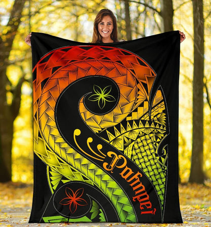 Pohnpei Premium Blanket - Polynesian Decorative Patterns