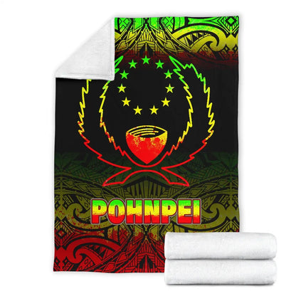 Pohnpei Premium Blanket - Reggae Fog Style