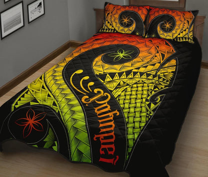 Pohnpei Quilt Bed Set - Polynesian Decorative Patterns