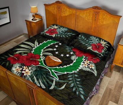 Pohnpei Polynesian Quilt Bed Set - Special Hibiscus