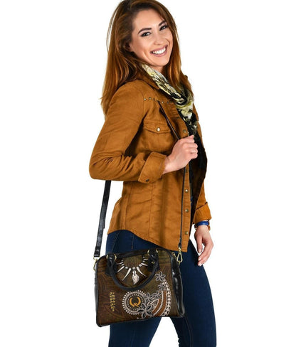 Pohnpei Shoulder Handbag - Polynesian Boar Tusk