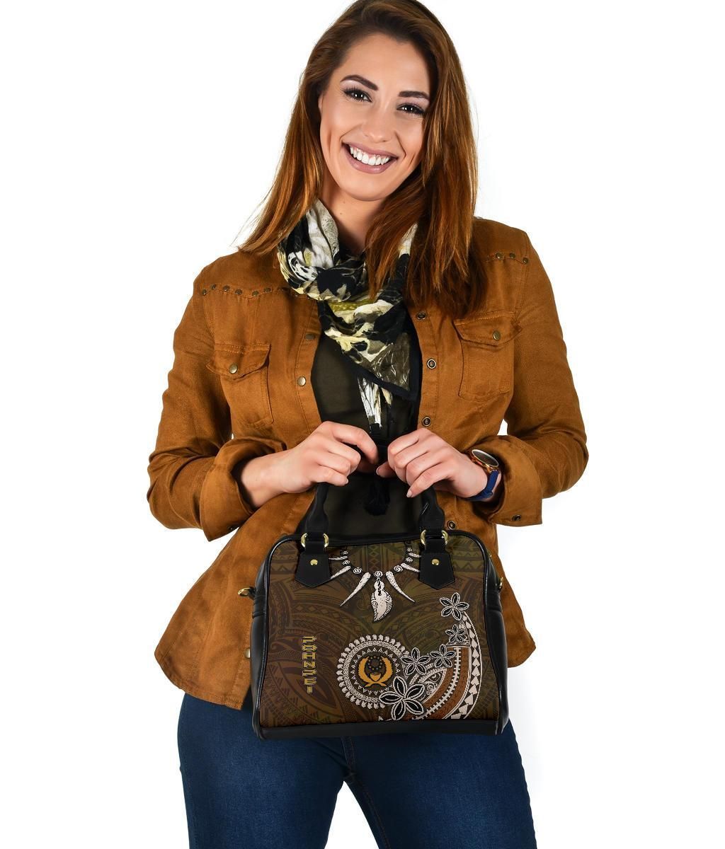 Pohnpei Shoulder Handbag - Polynesian Boar Tusk