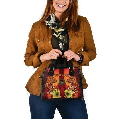 Pohnpei Shoulder Handbag - Tribal Tuna Fish