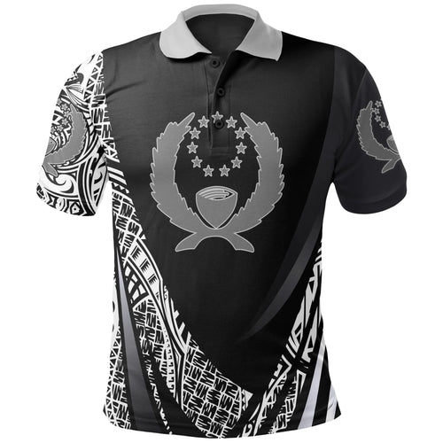 Pohnpei State Polo Shirt - Polynesian Patterns Sport Style