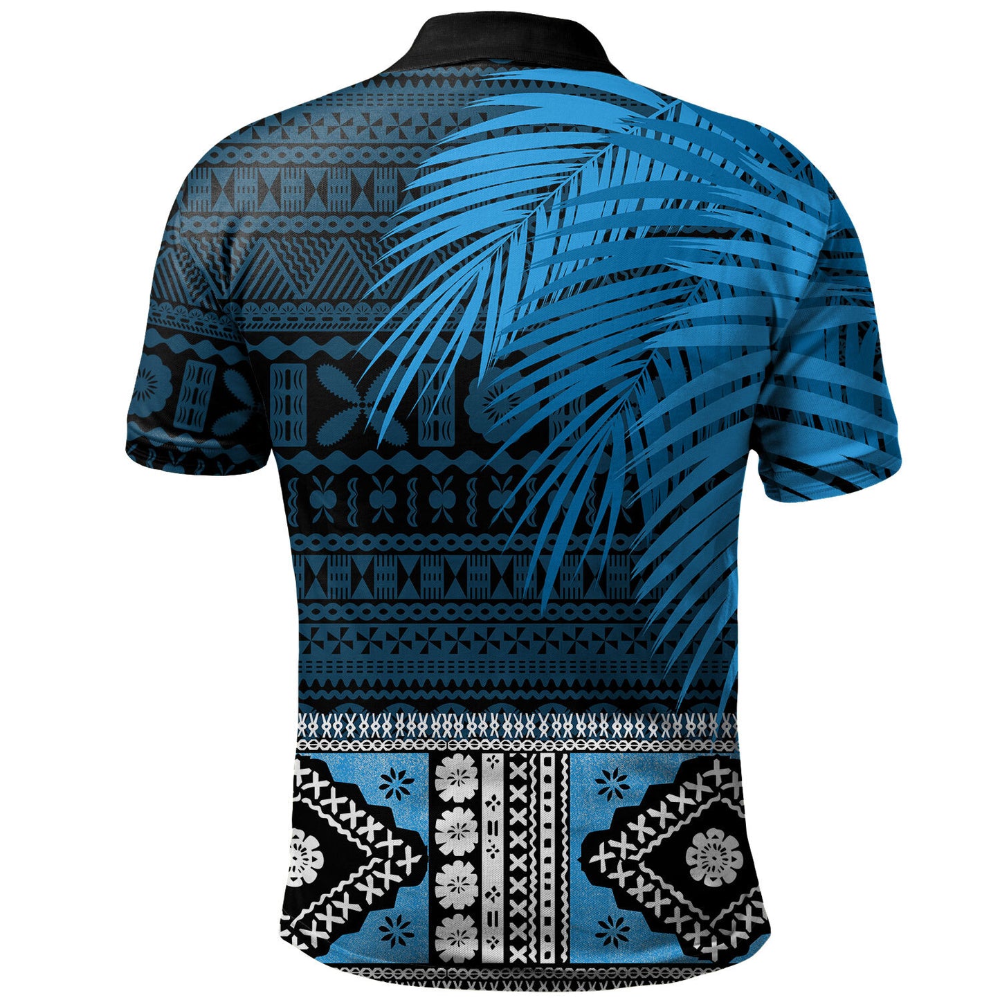 Fiji Polo Shirt Fiji Gold Club Bula Special Fabric Leaves